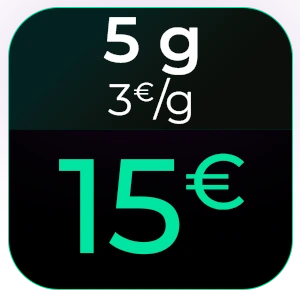 5g (2€50 d’économies)
