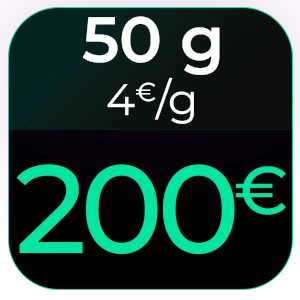 50g (215€ d’économies)