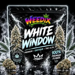 White Widow Fleur CBD Premium WEEDIX au profil fruité et tropical