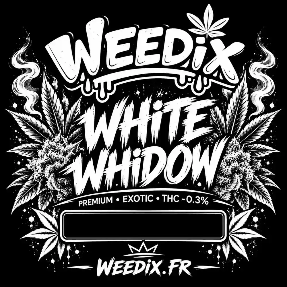 White Widow CBD Premium WEEDIX – fleur fruitée aux notes tropicales